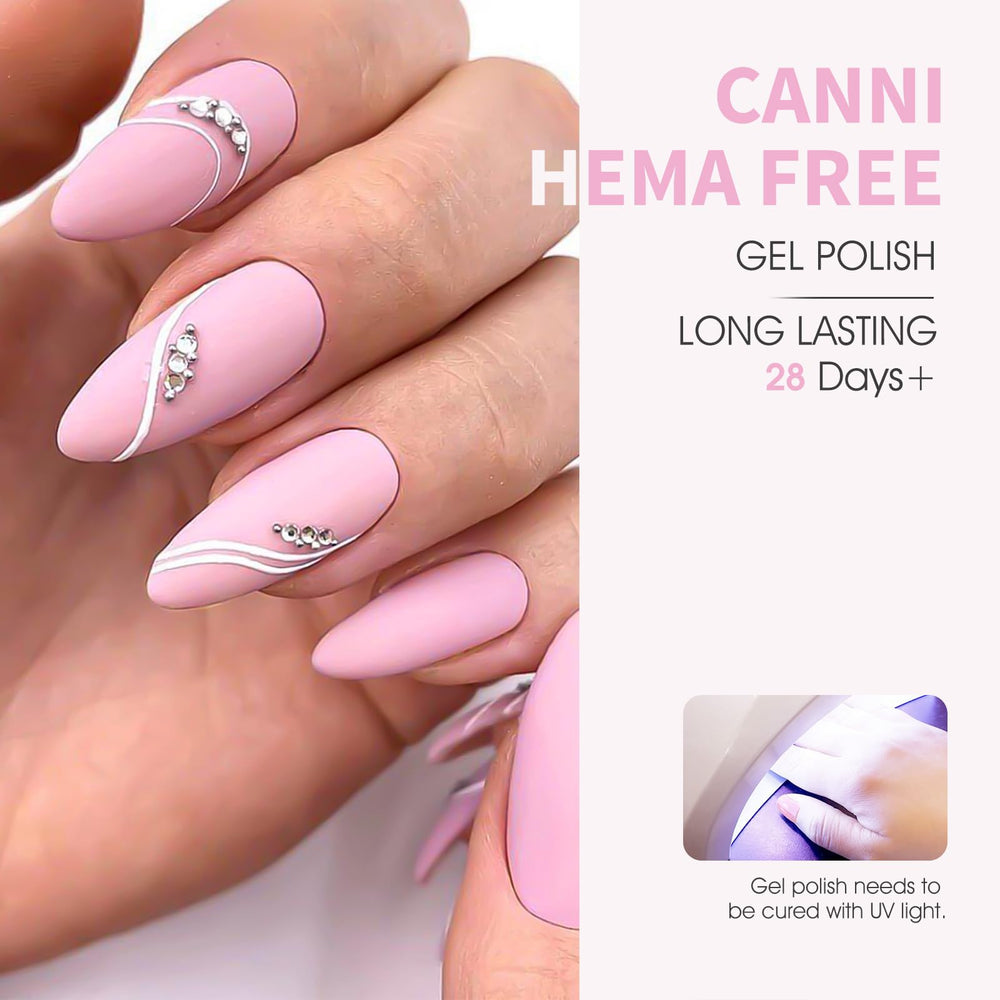 CANNI long-lasting gel polish designed for up to 30 days.