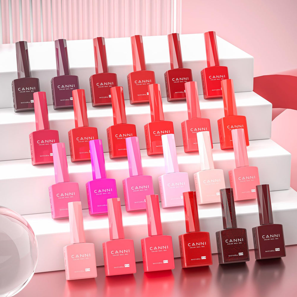 CANNI Dark Wine bottle for dramatic, glossy looks.