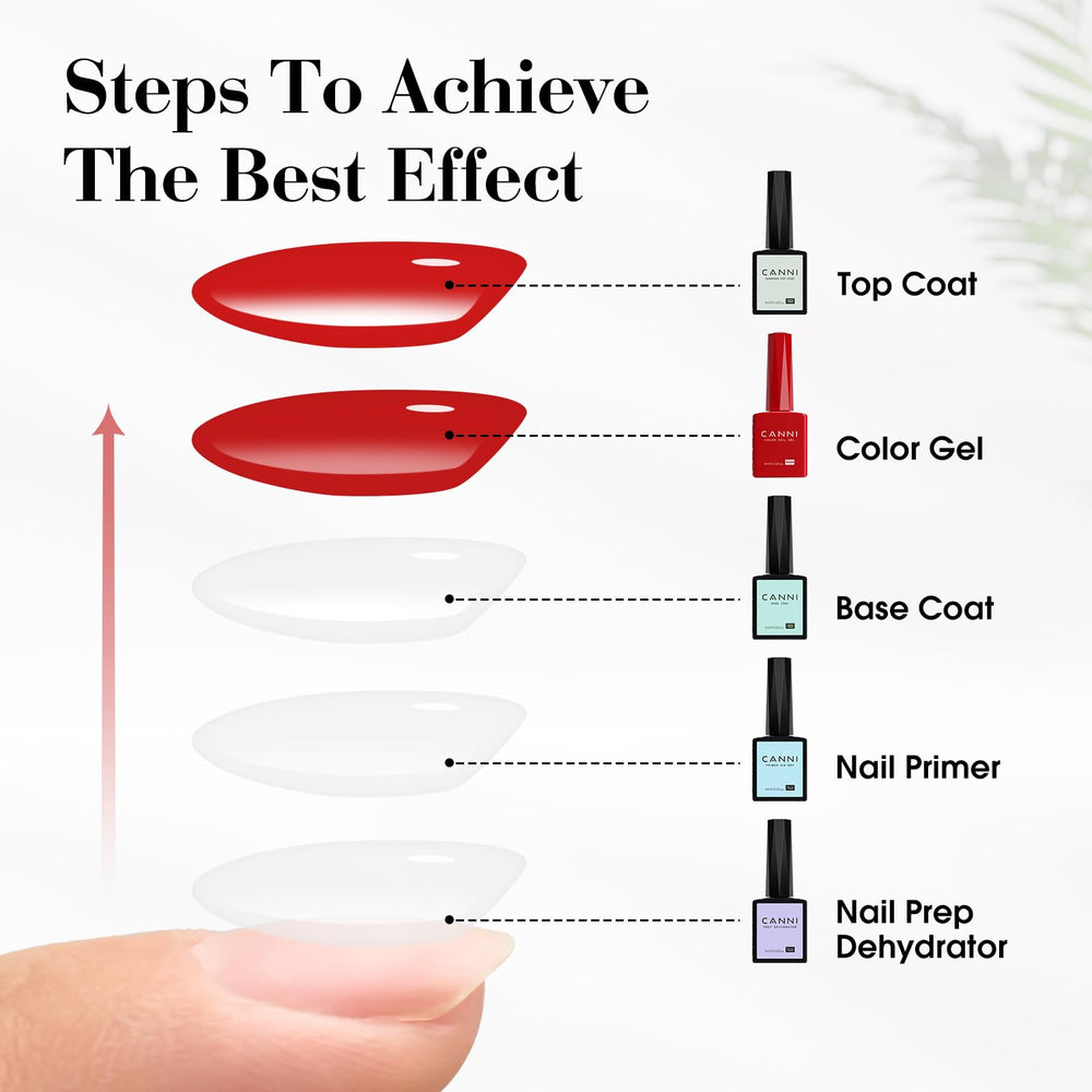 CANNI Gift Box with shade guide for easy selection.