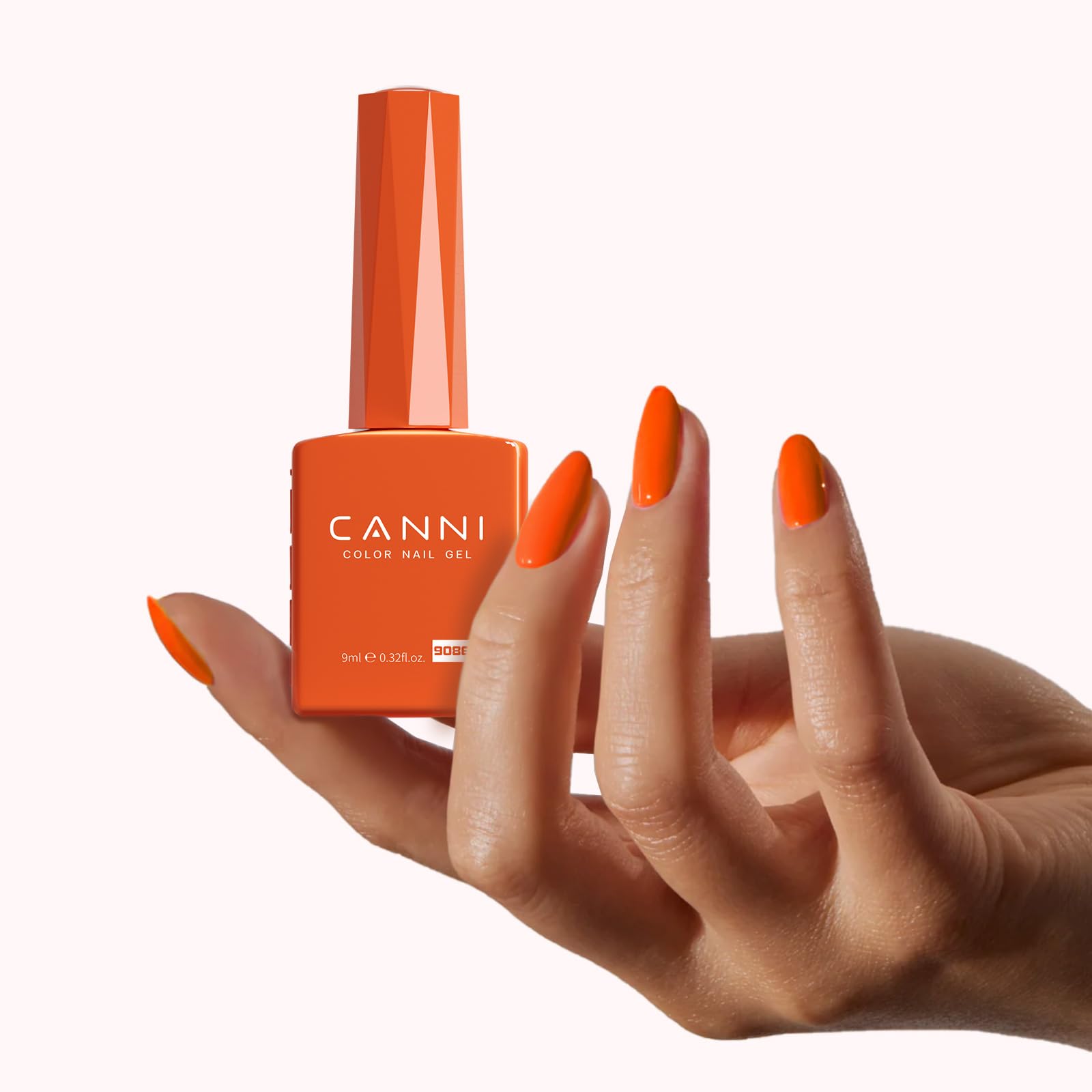 CANNI 3D crystal label on bottle helps quick shade identification.