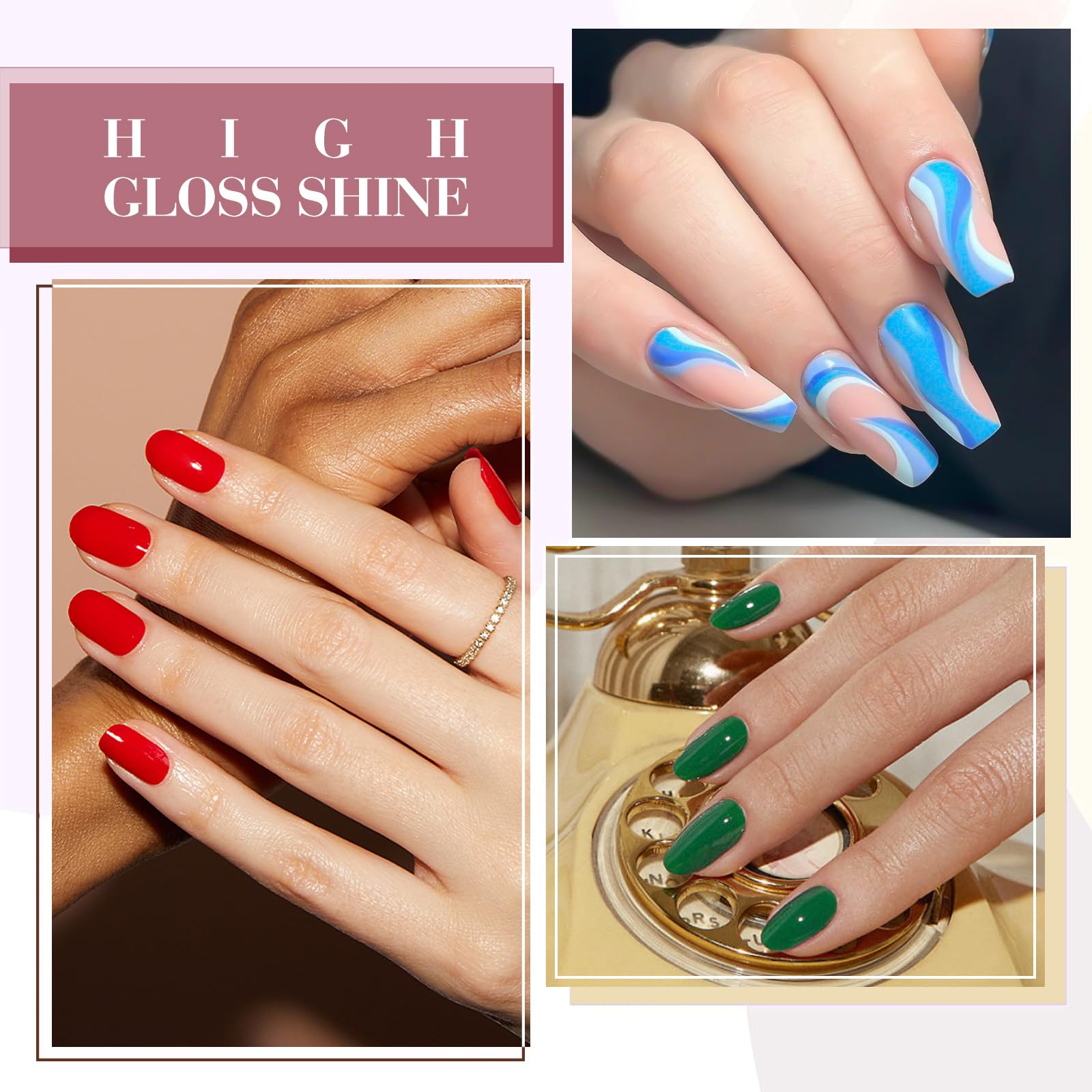 CANNI light blue gel polish bottle for fresh everyday wear.