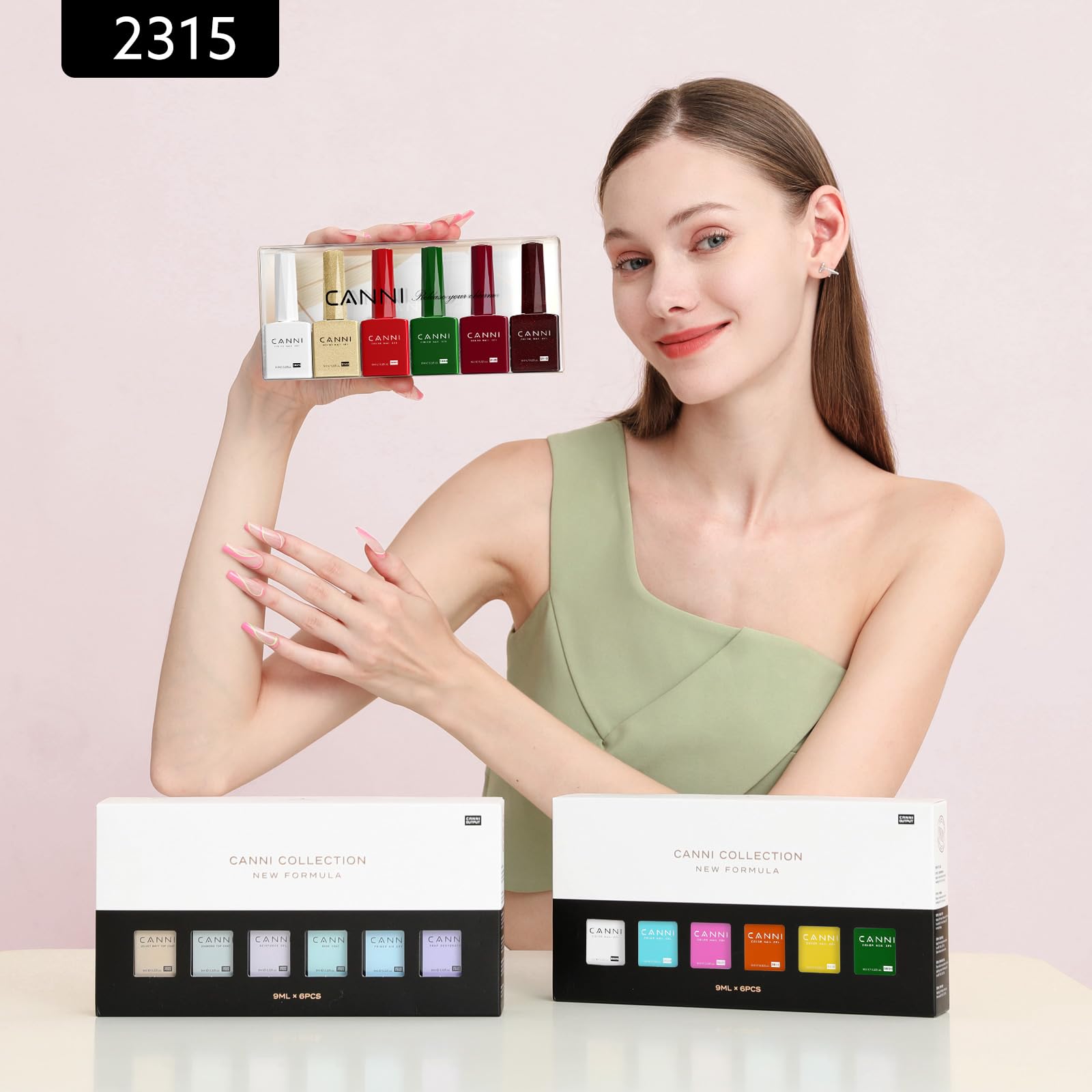 CANNI at-home manicure setup showcasing salon-quality results