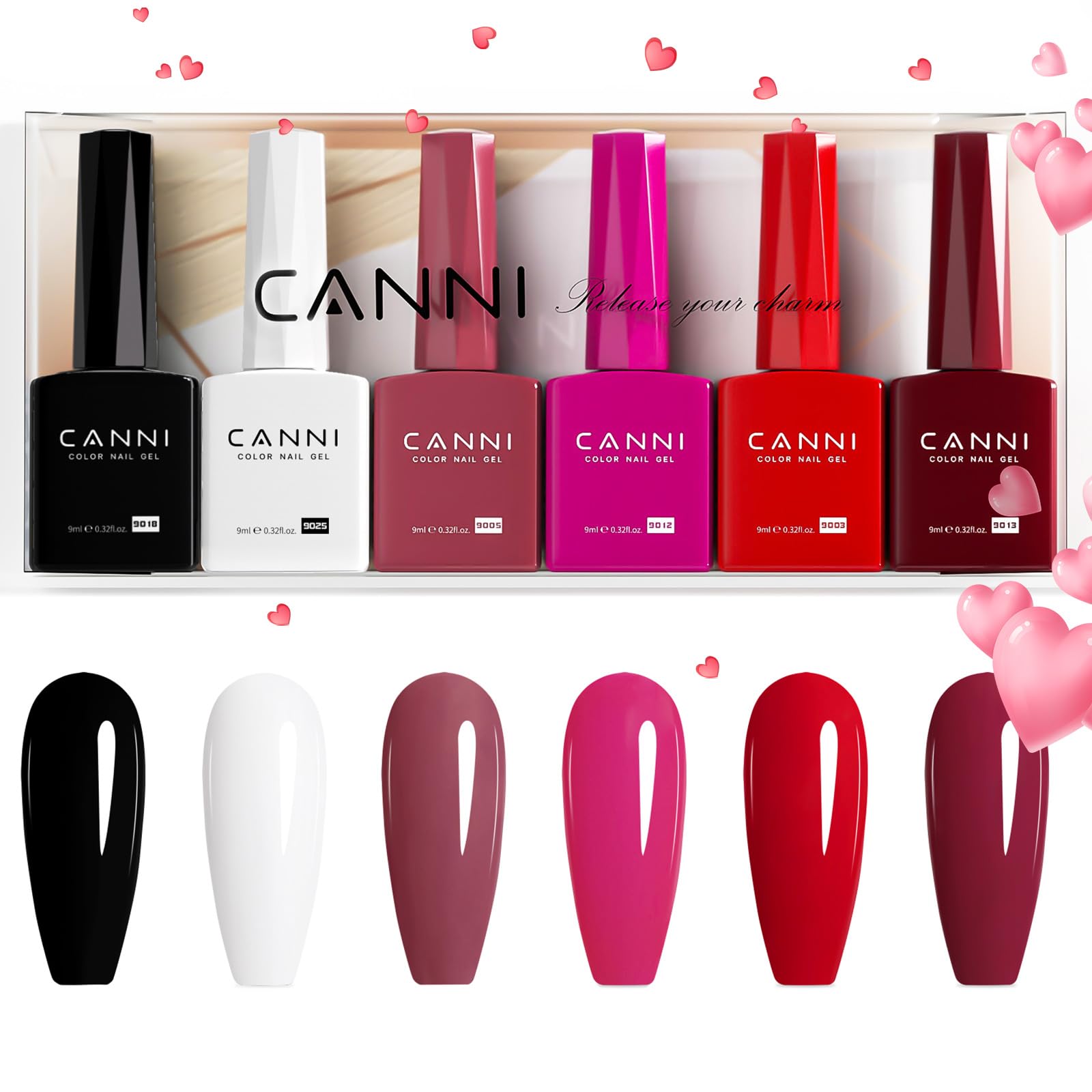 CANNI gel polish in white bottle for a clean at-home manicure