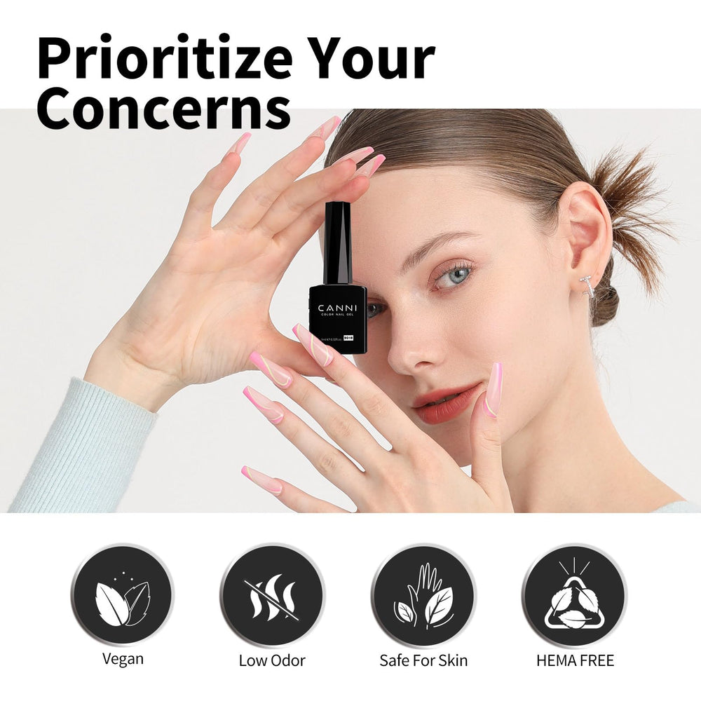CANNI at-home manicure image conveys salon-quality results with easy, approachable steps.