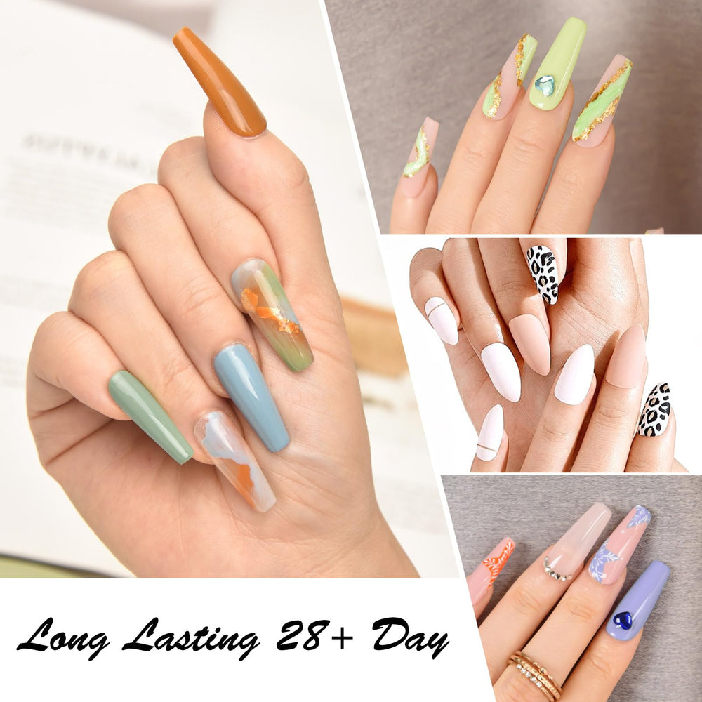 CANNI at-home manicure setup with UV/LED lamp and base/top coats.