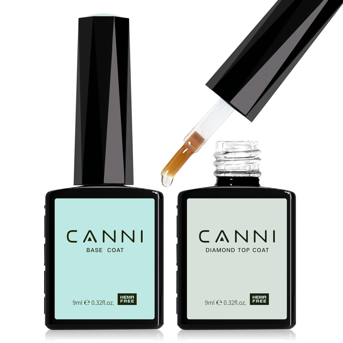 CANNI base coat bottle for a durable, chip-resistant gel nail foundation.