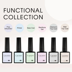 CANNI base coat bottle promotes smooth application and durable protection