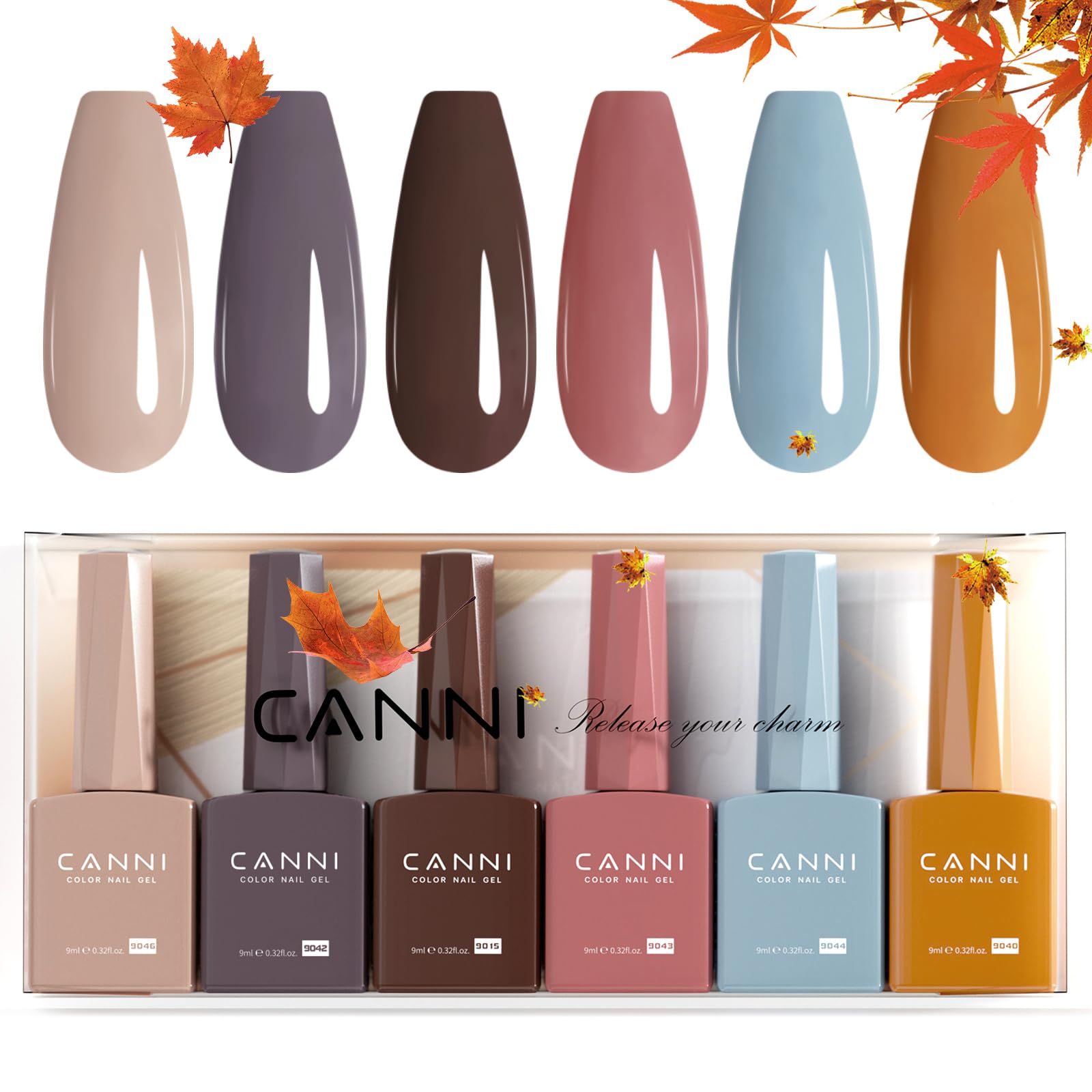 CANNI brown gel bottle view for precise shade selection.