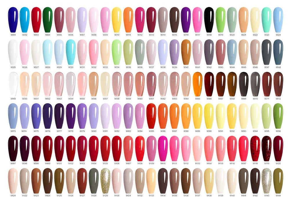 CANNI nails after application show smooth, full-coverage gel color with a glossy finish.