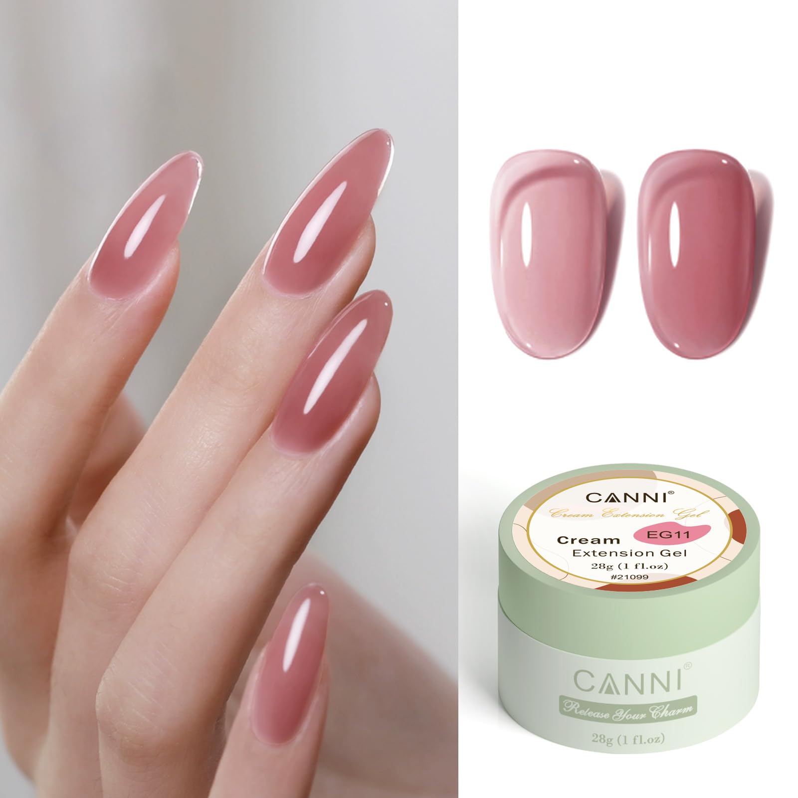 CANNI Builder Gel extension sculpting ideal for precise overlays