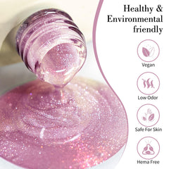 CANNI cat-eye pink pearl magnet demo shows dramatic light-shift effects