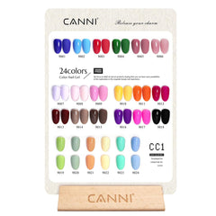 CANNI CC1 HEMA-free bottles close-up highlighting safe color application