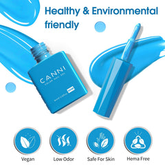 CANNI CC1 LED/UV lamp setup supporting fast curing for at-home salon results