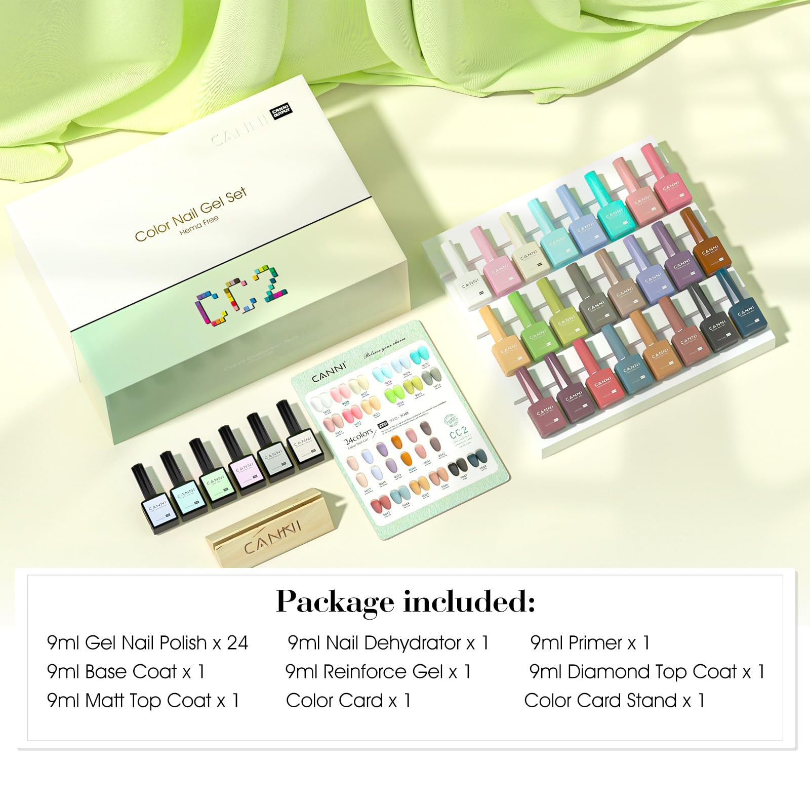 CANNI CC2 3D crystal label aids quick color identification