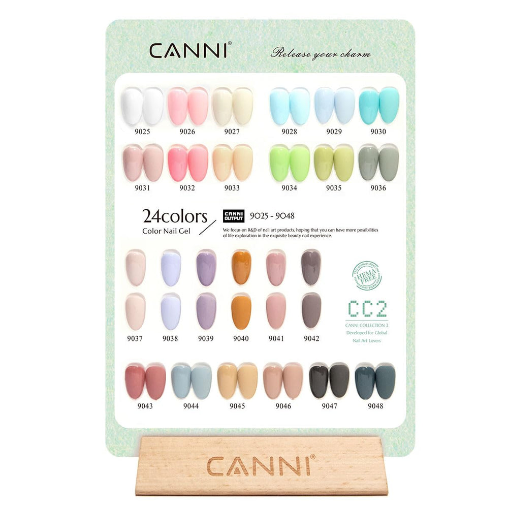 CANNI CC2 color bottles display accurate shade tones for precise matching