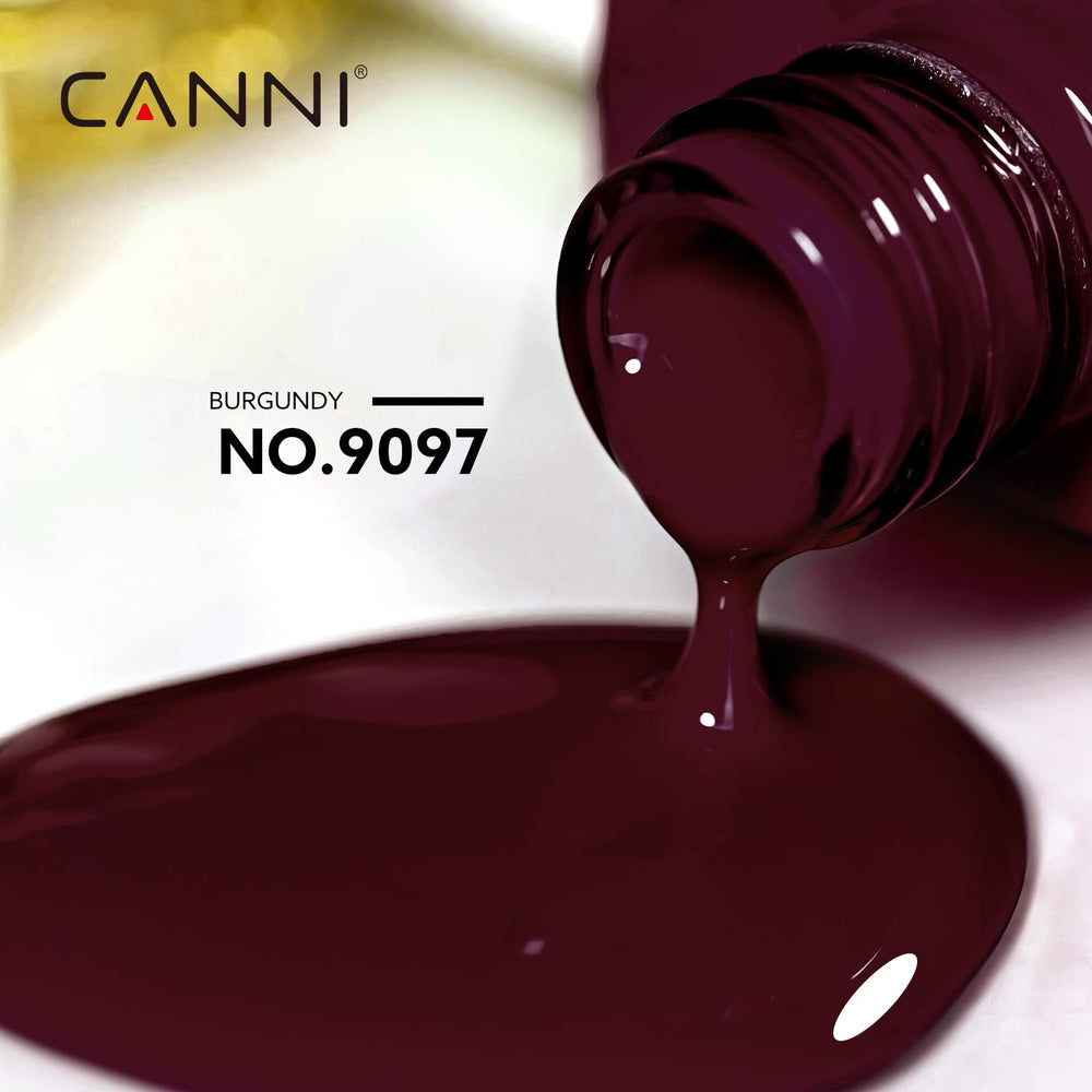 CANNI burgundy shade color swatches for accurate shade matching