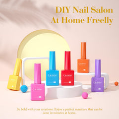 CANNI pink gel polish bottle with high gloss finish for summer nails