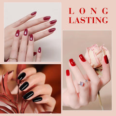 CANNI gel nail polish in red for striking nails with durable color