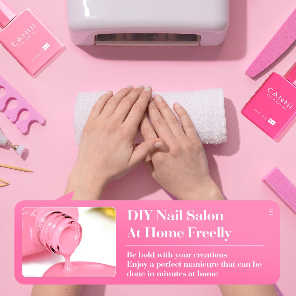 CANNI gift set packaging highlights a thoughtful at-home manicure gift