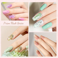 CANNI glitter gel nail polish purple for versatile shimmering nails