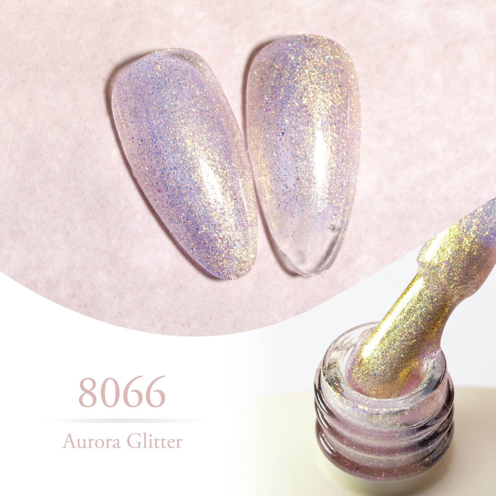 CANNI glitter gel nail polish multicolor for party-ready nails