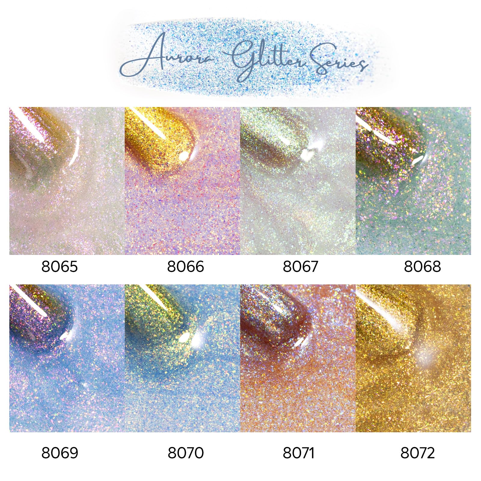 CANNI glitter gel nail polish purple for bold glam