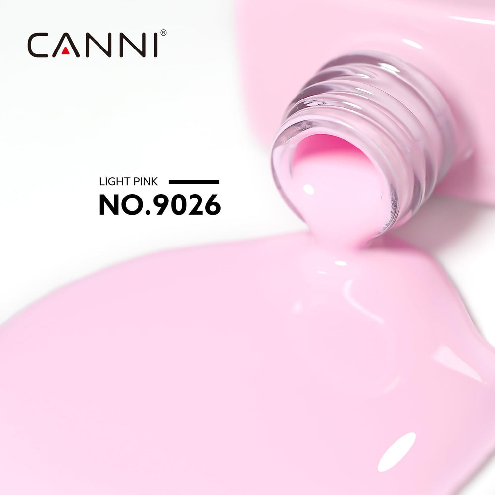 CANNI high-pigment gel polish delivering full coverage with minimal layers.