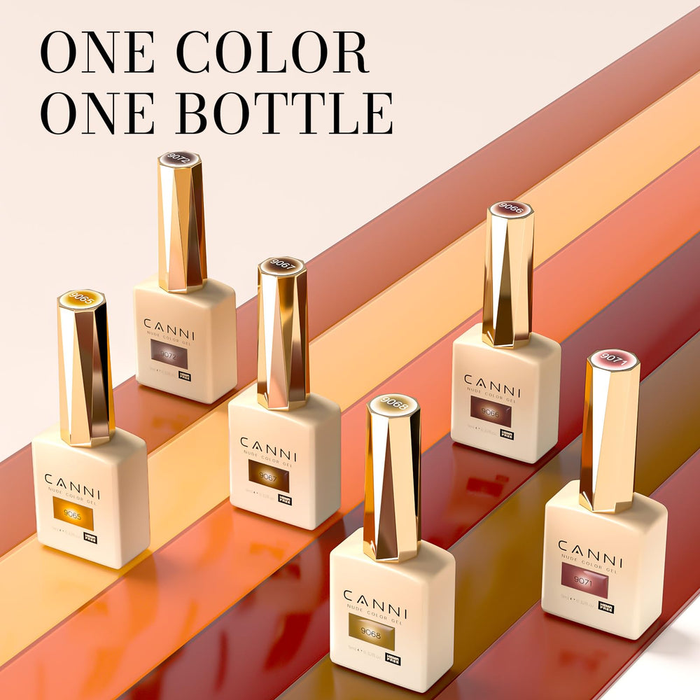 CANNI jelly bottle collection image shows cohesive packaging and design
