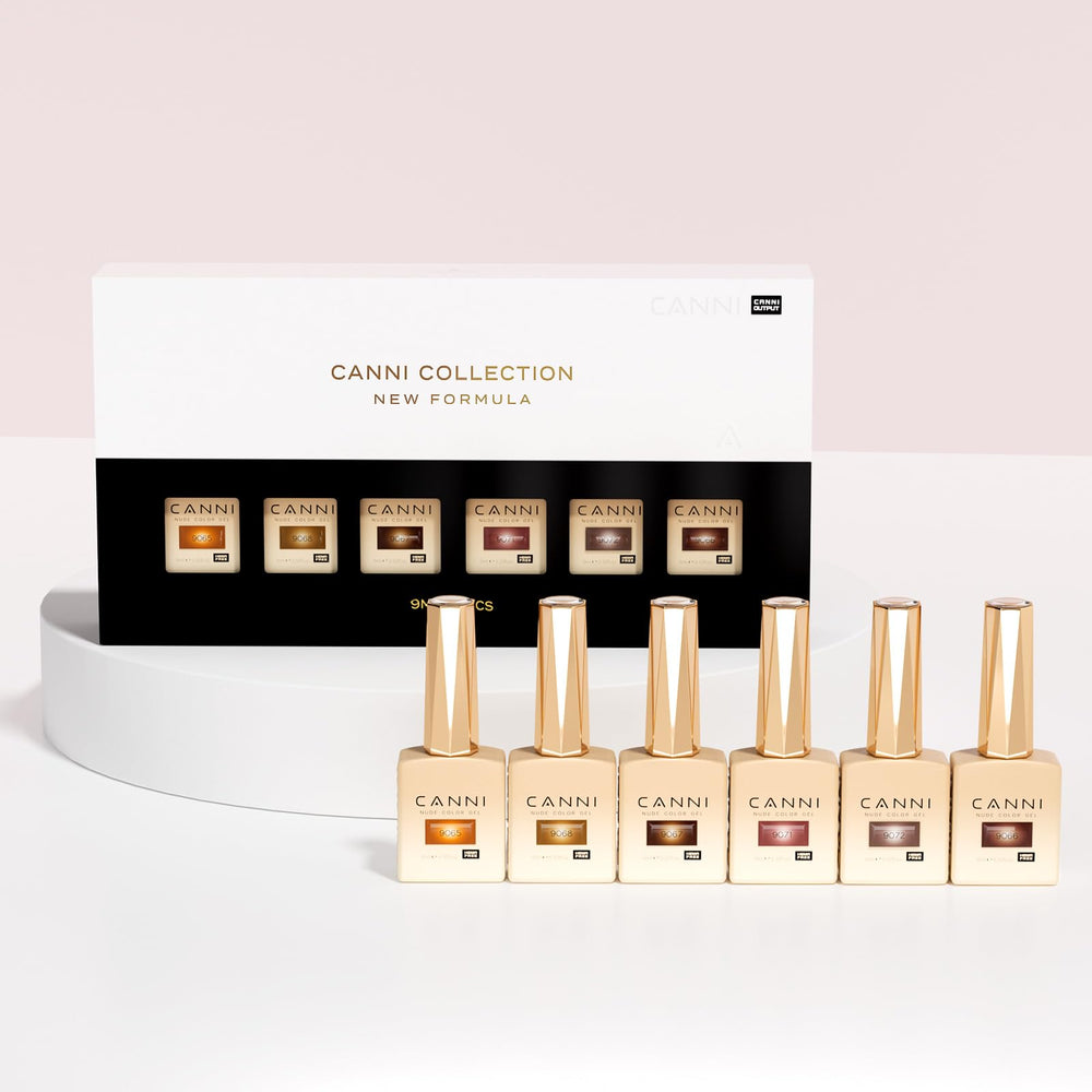 CANNI jelly color swatch row presents full color range for quick selection