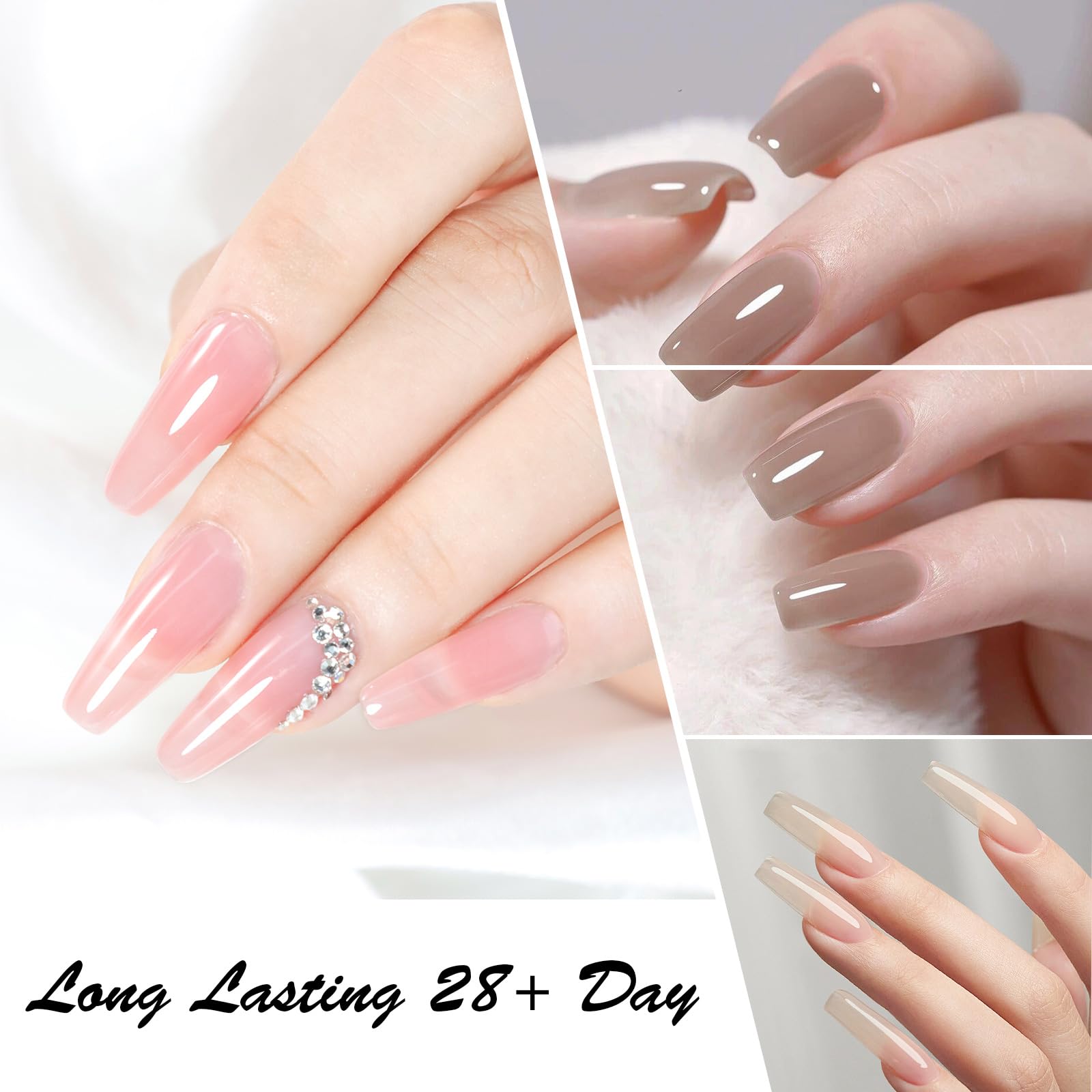 CANNI Jelly Nail Polish removal demonstrates easy soak-off for quick changes