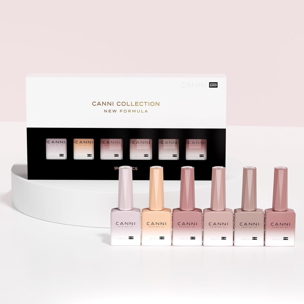 CANNI jelly polish cures under UV or LED lamp in 90–120 seconds.
