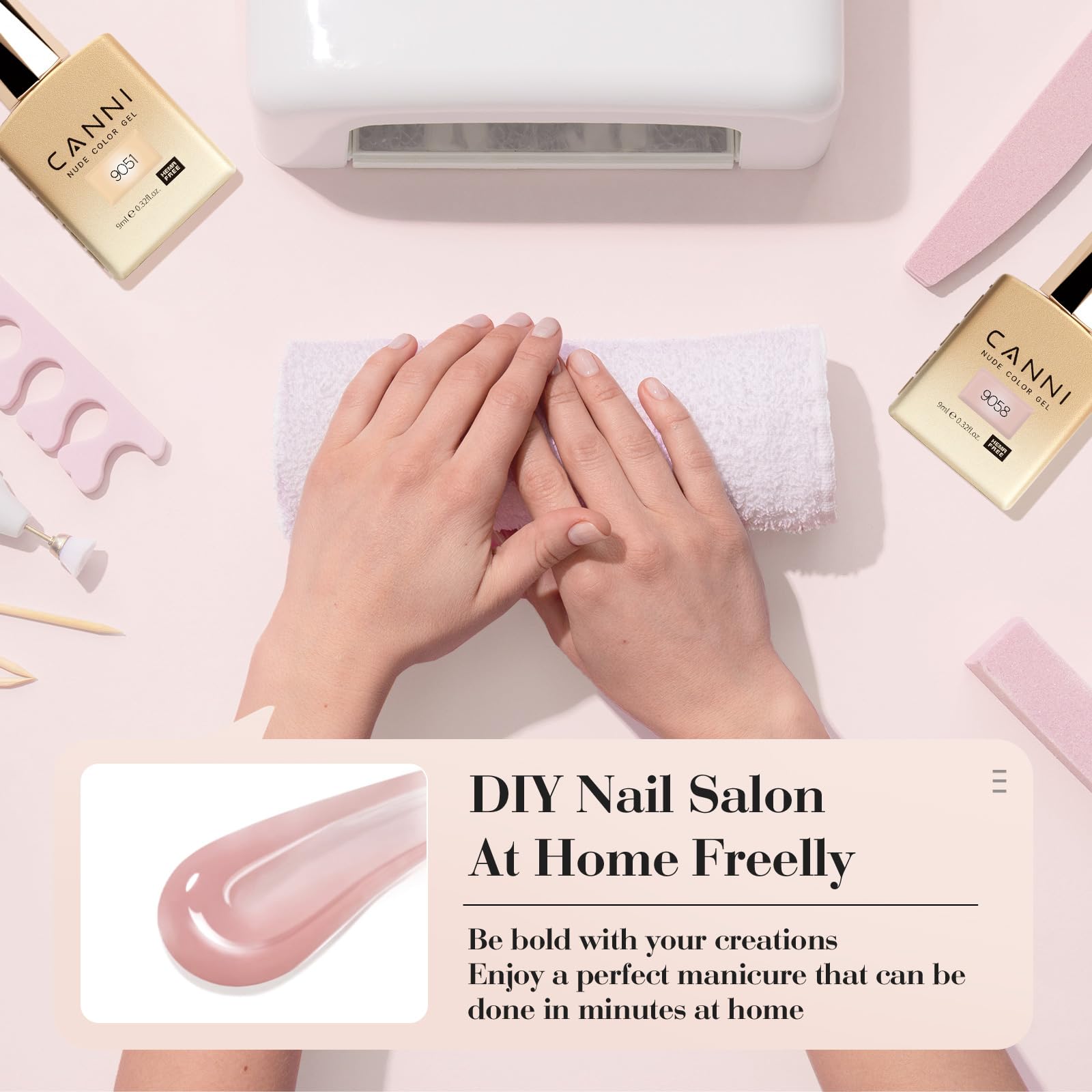 CANNI jelly nude pink packaging hints at gift-ready presentation for her