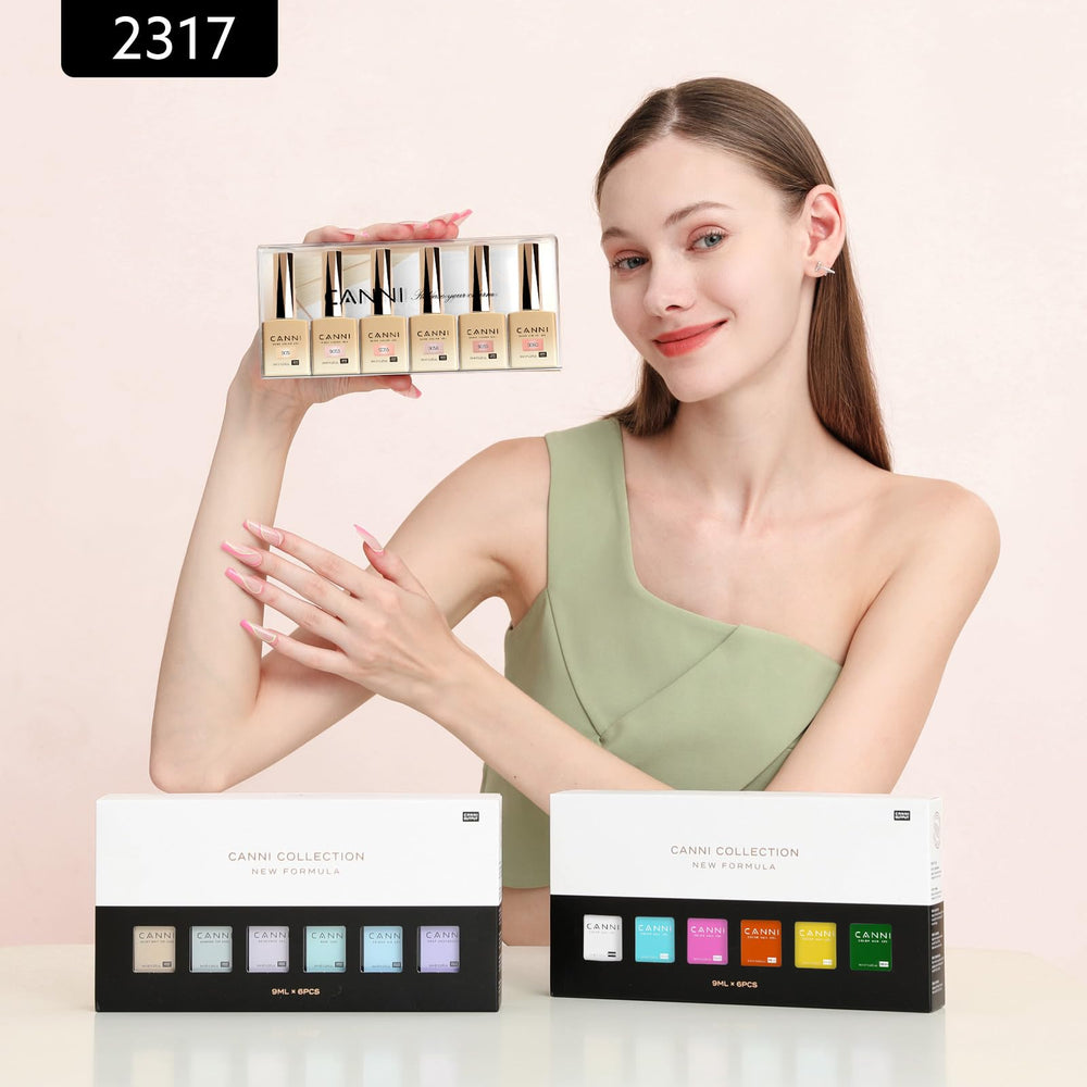 CANNI jelly nude pink soak-off system enables easy removal without damage