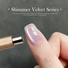 CANNI jelly pink gel polish provides a glossy translucent pink finish