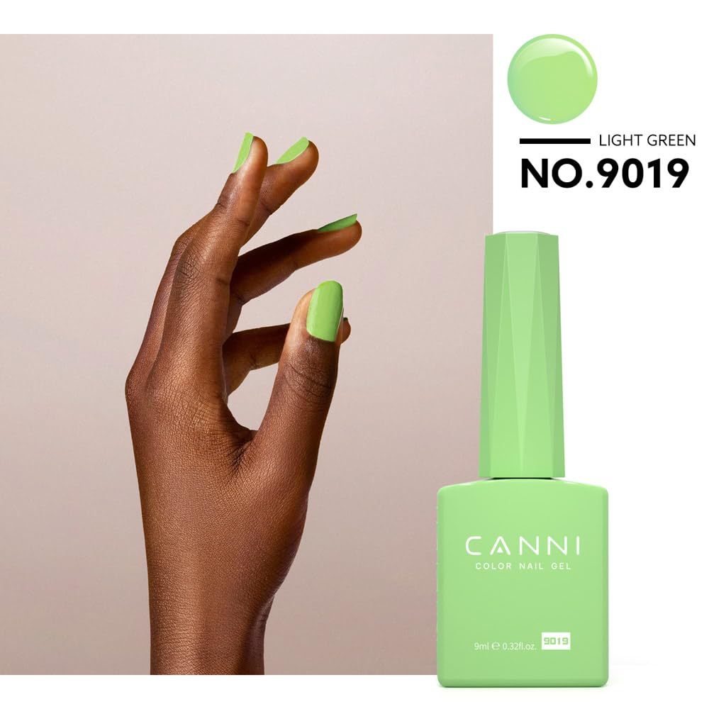 CANNI LED lamp and at-home manicure setup for DIY nails.