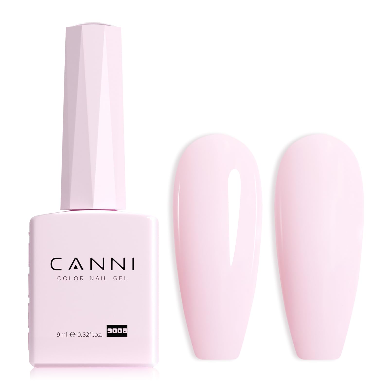 CANNI light pink gel bottle view showing accurate color