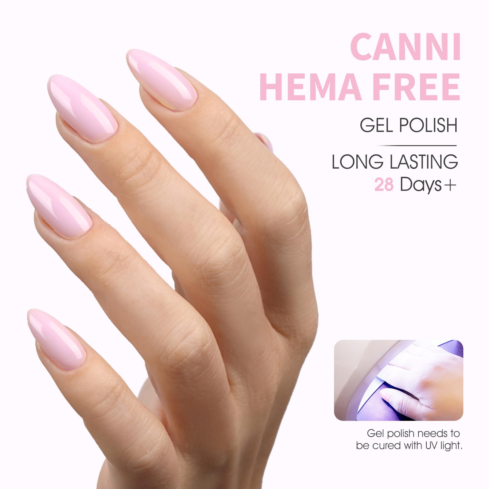 CANNI gel brush application for smooth coverage