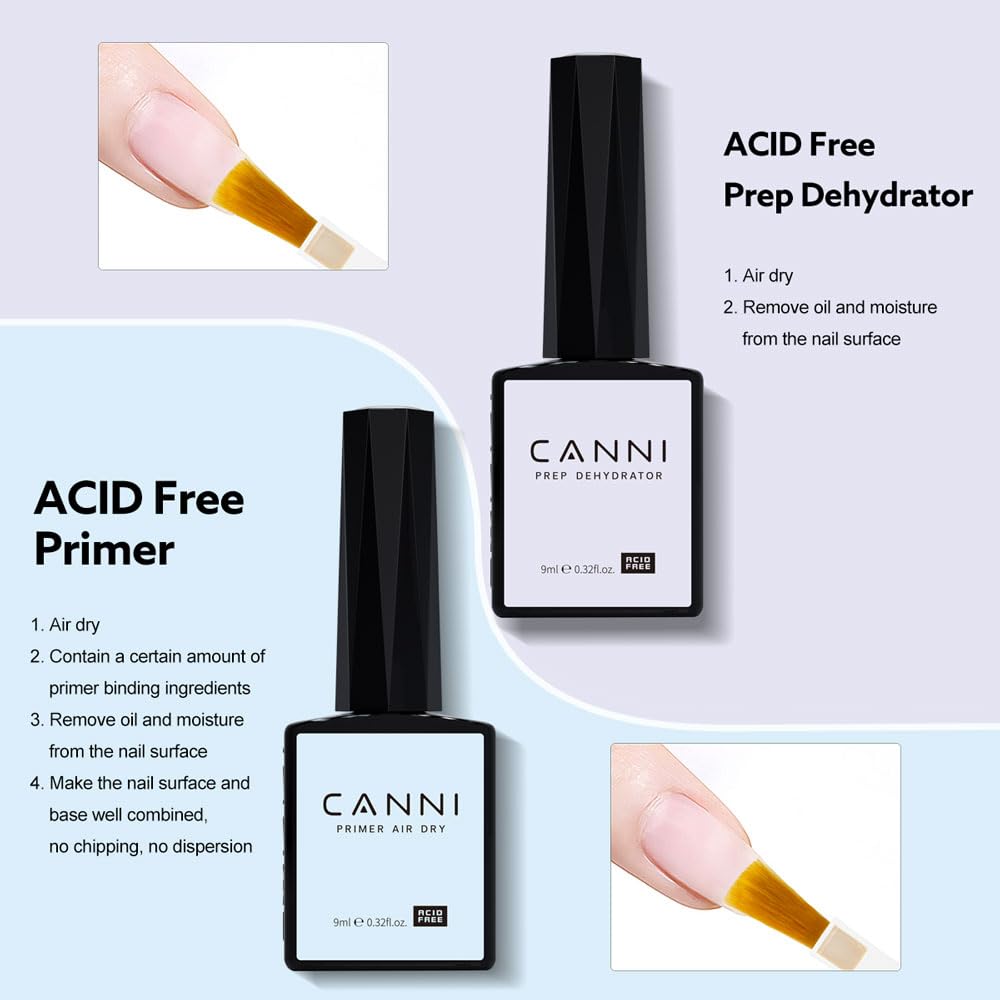 CANNI matte top coat bottle creates sophisticated non-shiny gel nails