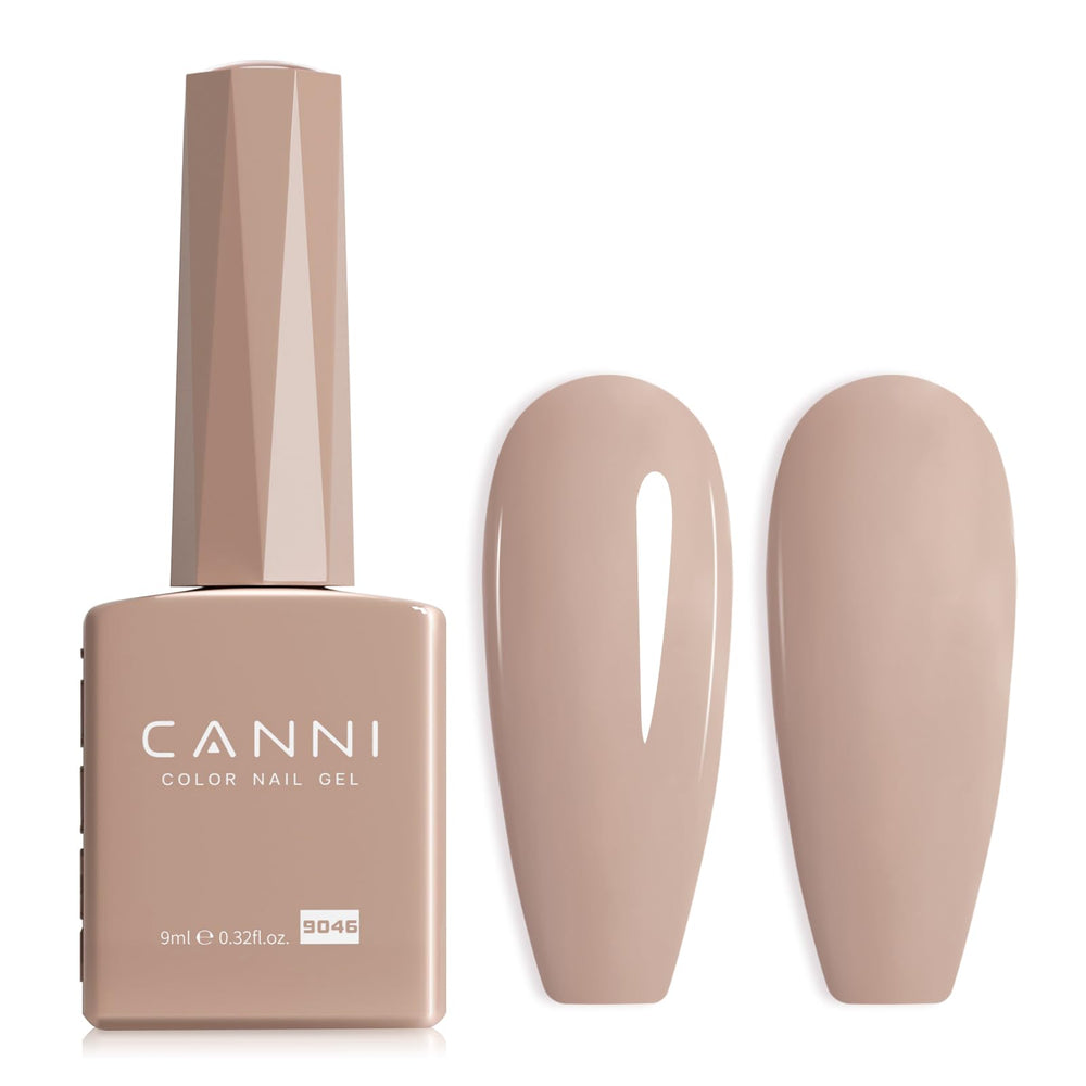 CANNI Nude gel polish bottle view shows true color for precise application
