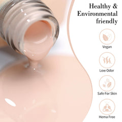 CANNI nude pink gel color swatch displaying sheer nude shade