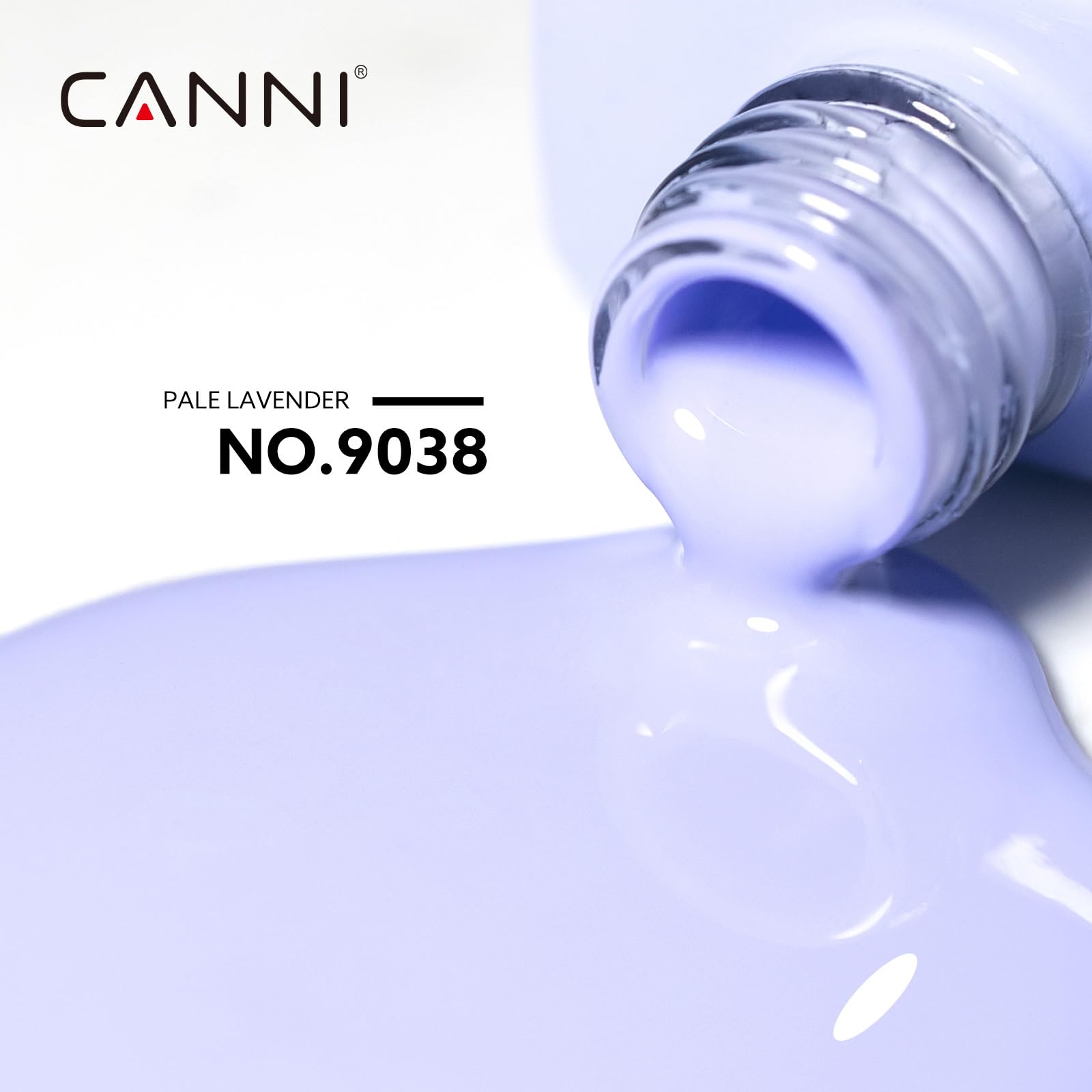 CANNI Purple Gel Nail Polish color swatches show true shade for accurate at-home checks.