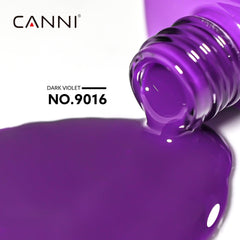 CANNI purple gel nail polish color swatches highlight rich pigment for even coverage