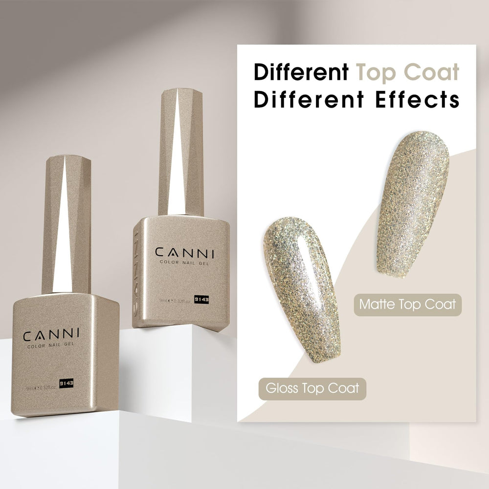CANNI soak-off gel polish for removable high-gloss nails at home
