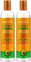 Cantu Avocado Curl Activator close-up of curls with defined pattern