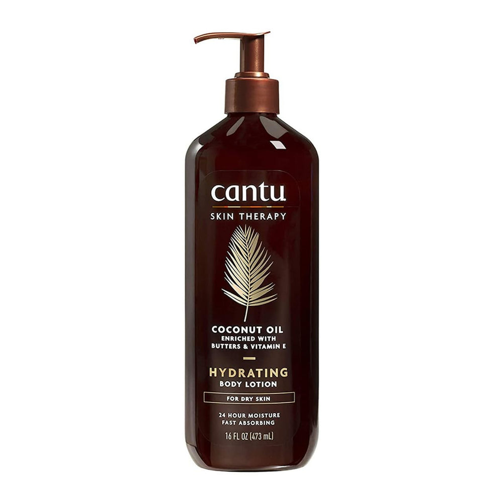 Cantu Coconut Oil Body Lotion bottle front showing packaging and branding