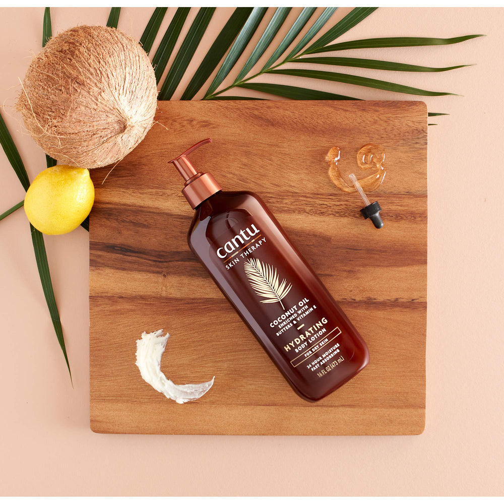 Daily hydration with Cantu Coconut Oil Body Lotion