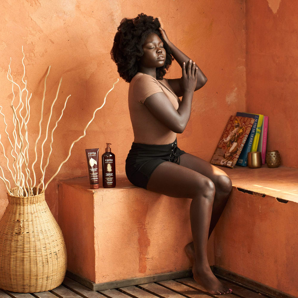 Silky soft skin after using Cantu Coconut Oil Body Lotion
