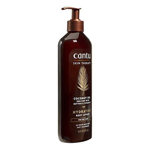 Texture on skin from Cantu Coconut Oil Body Lotion showing quick absorption