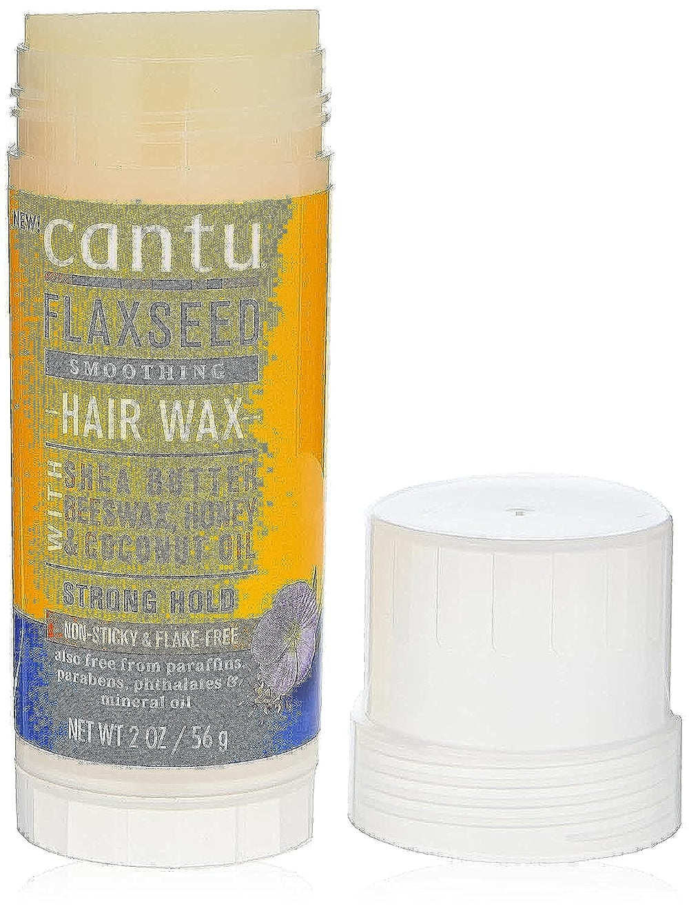 Cantu flaxseed smoothing wax bottle for smooth styling and frizz control