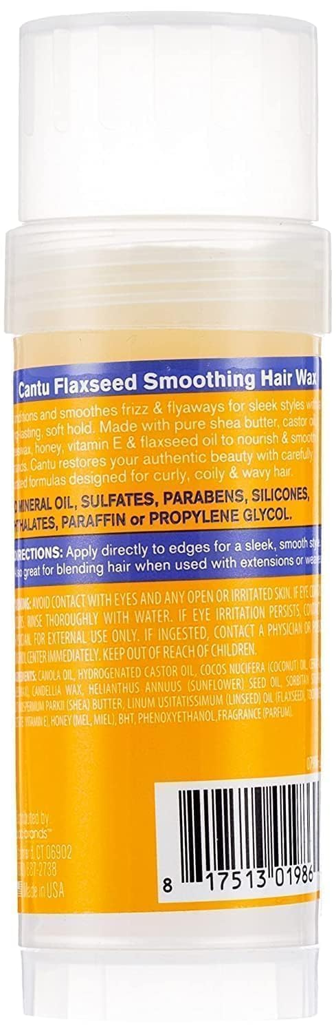 Packaging of Cantu flaxseed smoothing wax